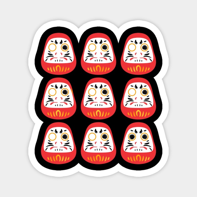 Daruma Magnet by IlanB