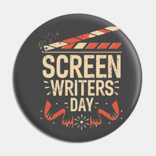 A Day for Screenwriters – January Pin