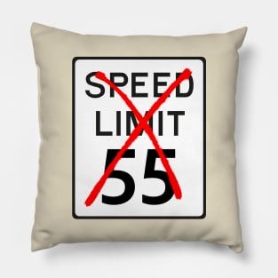 Speed Limit 55 Pillow