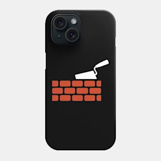 Mason trowel wall Phone Case