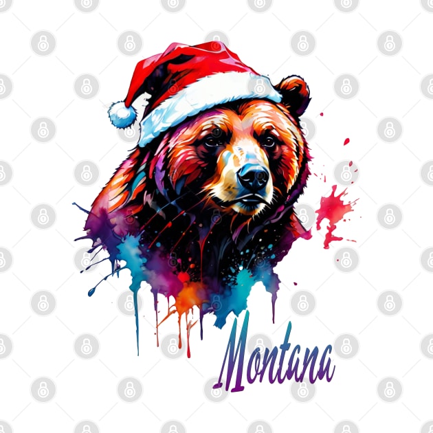 Santa Grizz by Drawing a Blank Creations