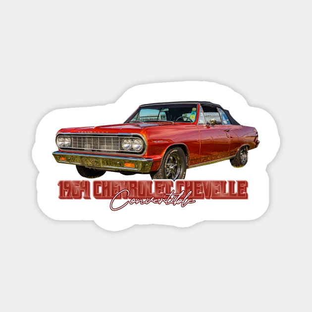 1964 Chevrolet Chevelle Convertible Magnet by Gestalt Imagery