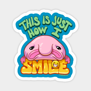 Sad Blobfish ~ This is How I Smile Magnet