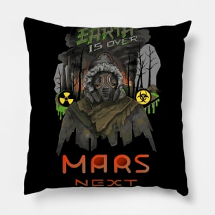 colonization of Mars by losing Earth Pillow