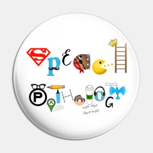 Iconic Speech Pathology Pin