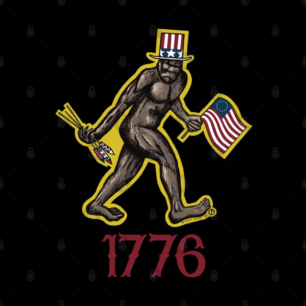 1776 Bigfoot by Art from the Blue Room