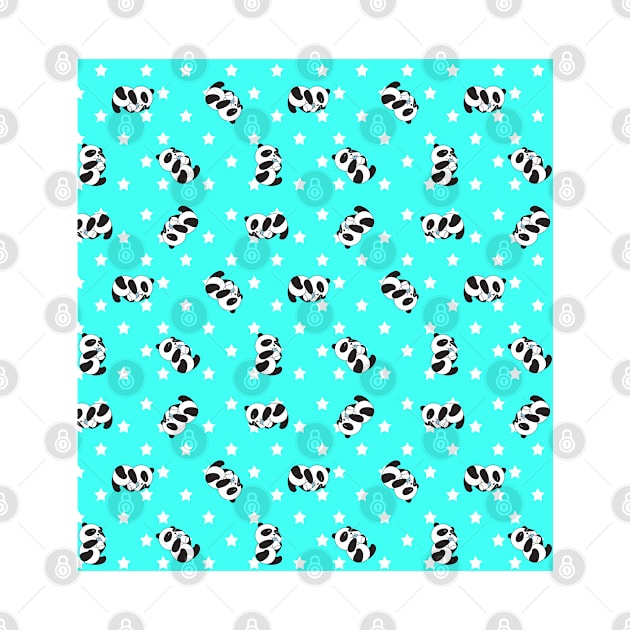 Cute pattern | panda drink milk by Band of The Pand