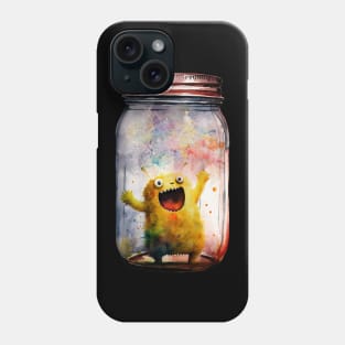 Jar of Yellowish Monster Phone Case