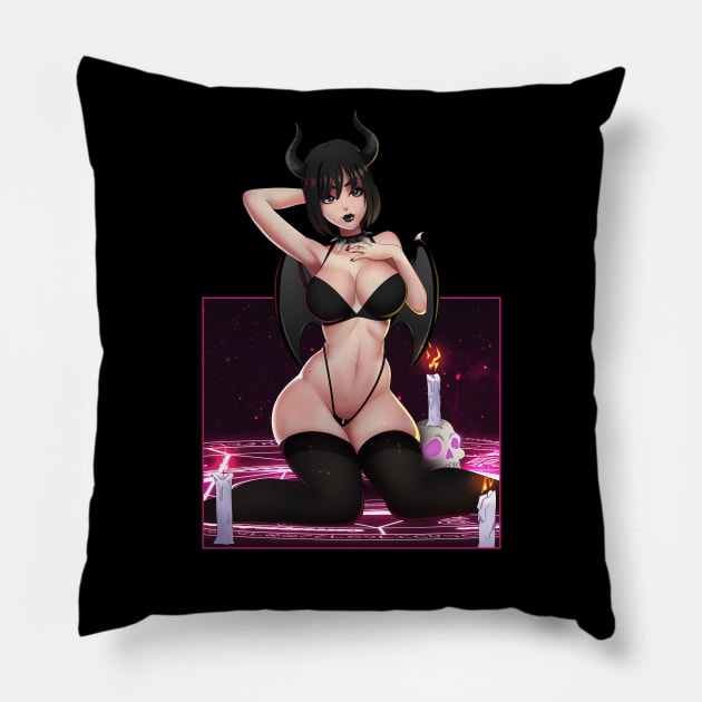 Succubus Girl Pillow by DDxDD