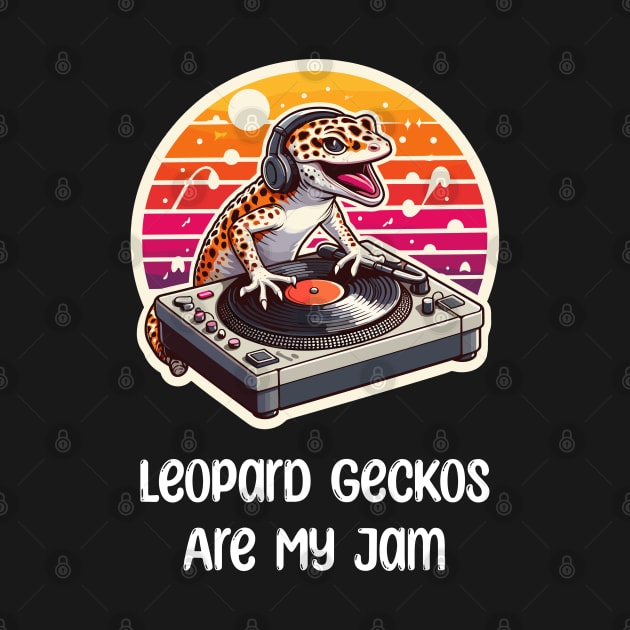 Leopard Gecko Music Pun by dinokate