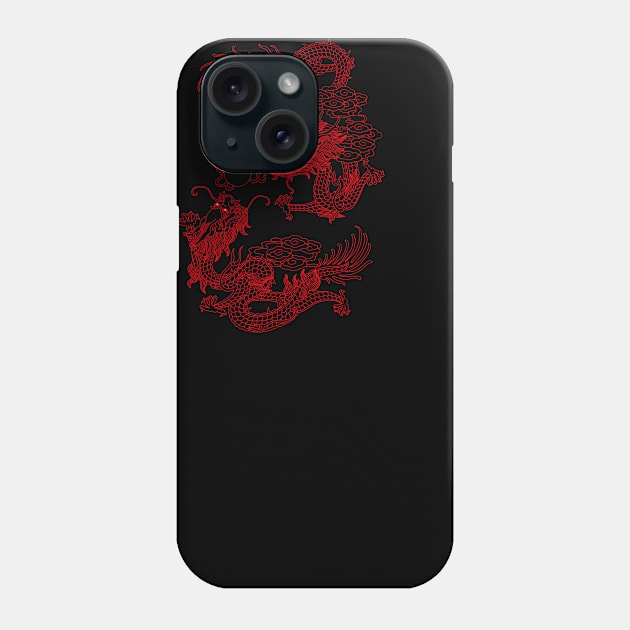 Chinese dragons Phone Case by SURET