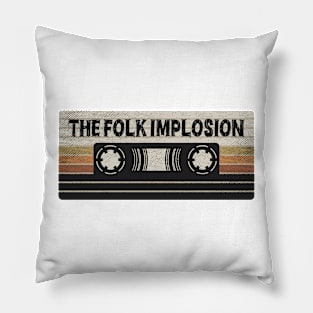 The Folk Implosion Mix Tape Pillow