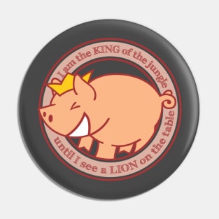 King of Jungle Pin