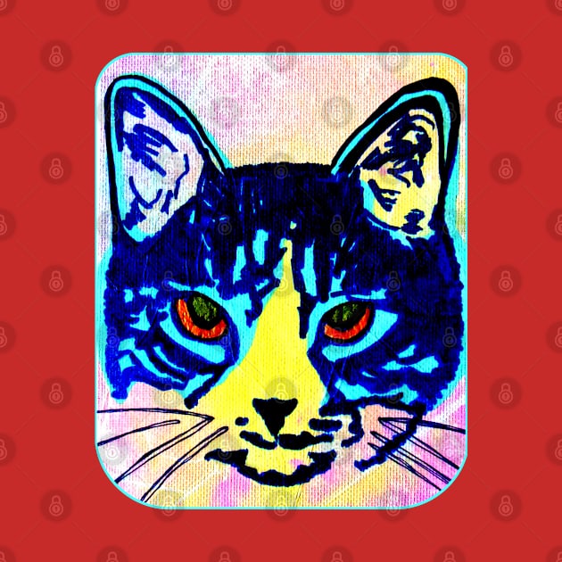 Pop Art Cat by Jan4insight TeeStore