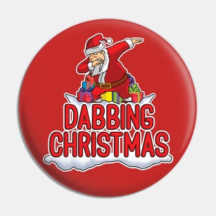 Dabbing Christmas Santa Pin