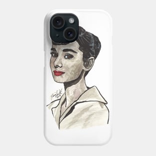 Audrey Hepburn Phone Case