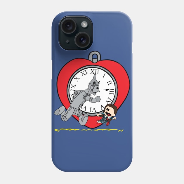 Lets see the Wizard! (Tin Man & Dorothy) Phone Case by Leidemer Illustration 