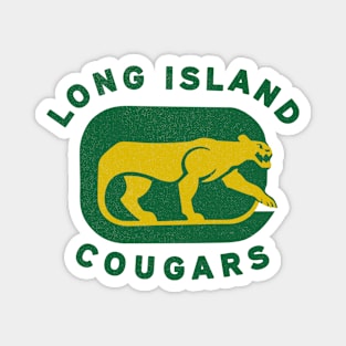 Retro Long Island Cougars Hockey 1973 Magnet