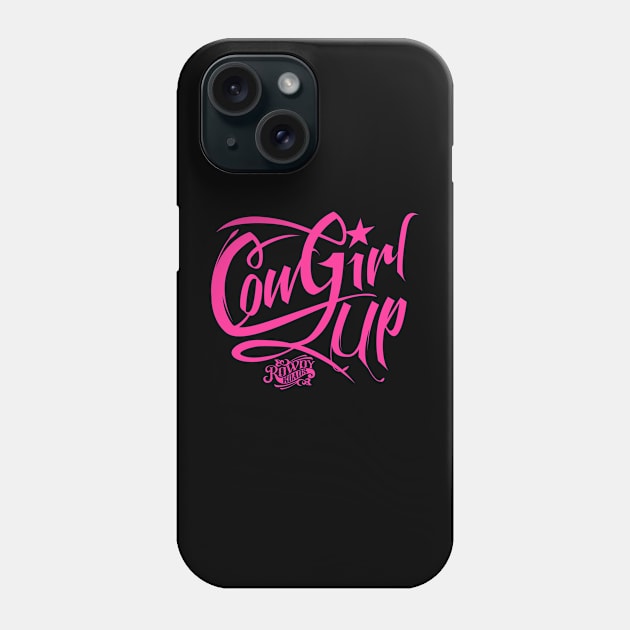 Cowgirl t-shirt Phone Case by Rowdy road