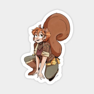 Squirrel Girl (no background) Magnet