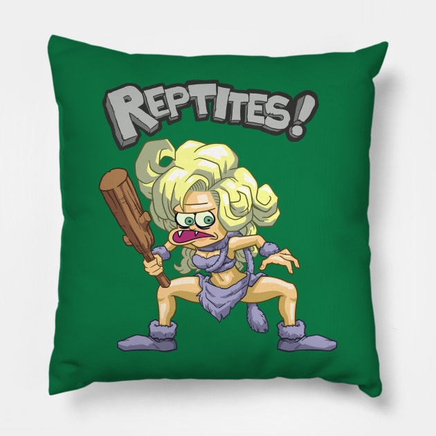 REPTITES! Pillow by Don Güero Laboratories