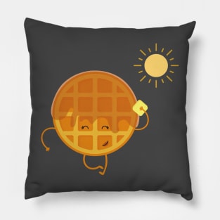 National Waffle Day Pillow