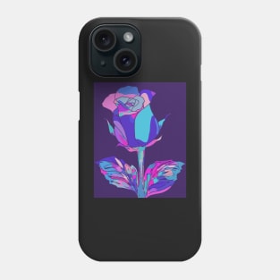 Rose Purple Pop Art Phone Case