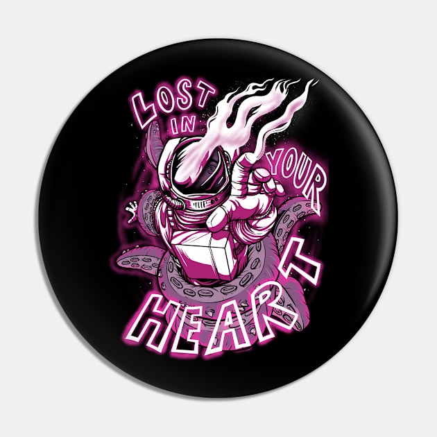 LOST IN YOUR HEART Pin by Otpirusthree merch