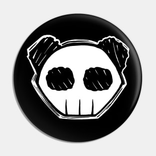 Skull Panda Logo Pin