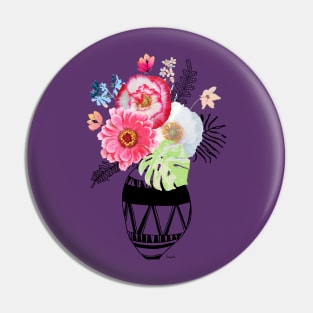 Vase with flowers Pin