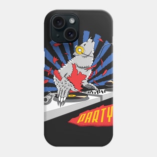 Halloween werewolf DJ Tee Phone Case