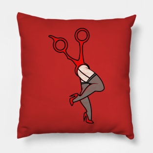 Retro Scissor Legs Pillow