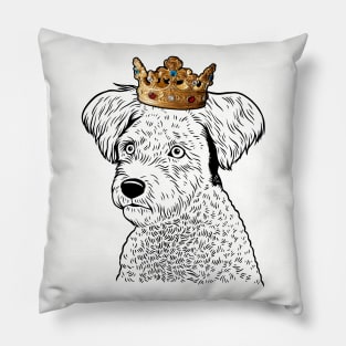 Pumi Dog King Queen Wearing Crown Pillow