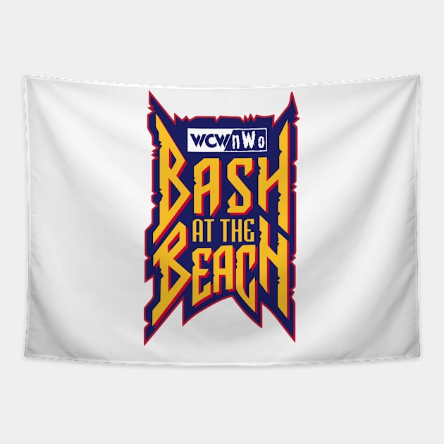 WCW Bash At The Beach Tapestry by Authentic Vintage Designs