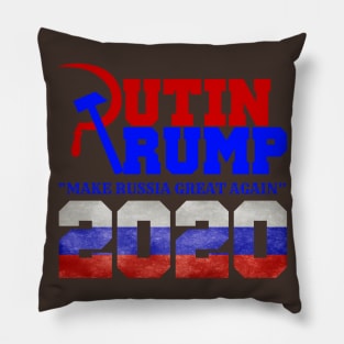 Putin Trump - Make Russia Great Again 2020 Pillow