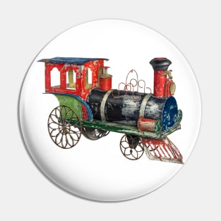 vintage locomotive Pin