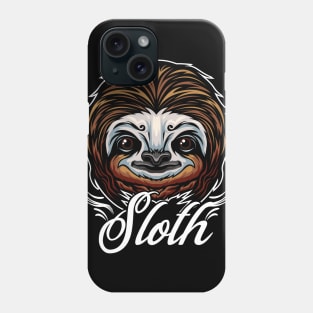 Sloth - Lazy Sloth Face Cute Animal Phone Case