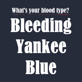 BYB What's your blood type? distressed red line Design T-Shirt