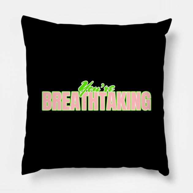 You're breathtaking shirt Pillow by souw83