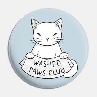 Welcome to the Washed Paws Club Pin