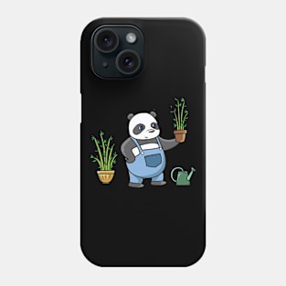 Panda gardener Phone Case