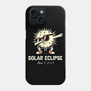 Dab Sun Solar Eclipse 2024 Totality April 8 Men Boys Kids Phone Case