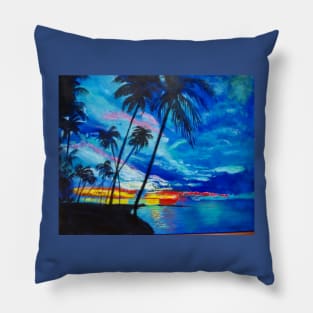 Hawaii Sunset Pillow