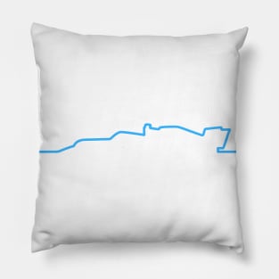 Williams F1 Car Line Art - 2021 Model Pillow