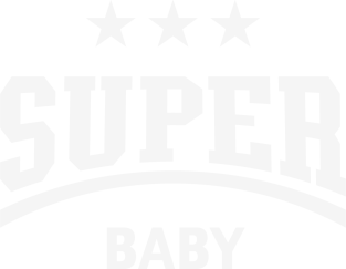 Super Baby (White) Magnet