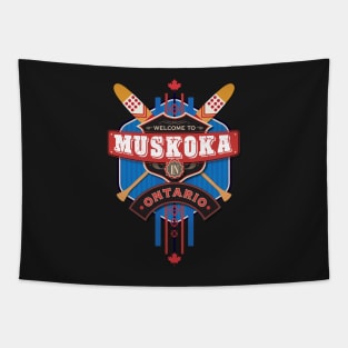 Muskoka crest Tapestry