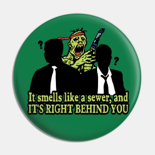 Funny zombie alien attack horror movie clueless cliche Pin