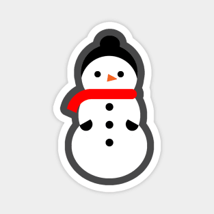 Snowman - skandi style Magnet