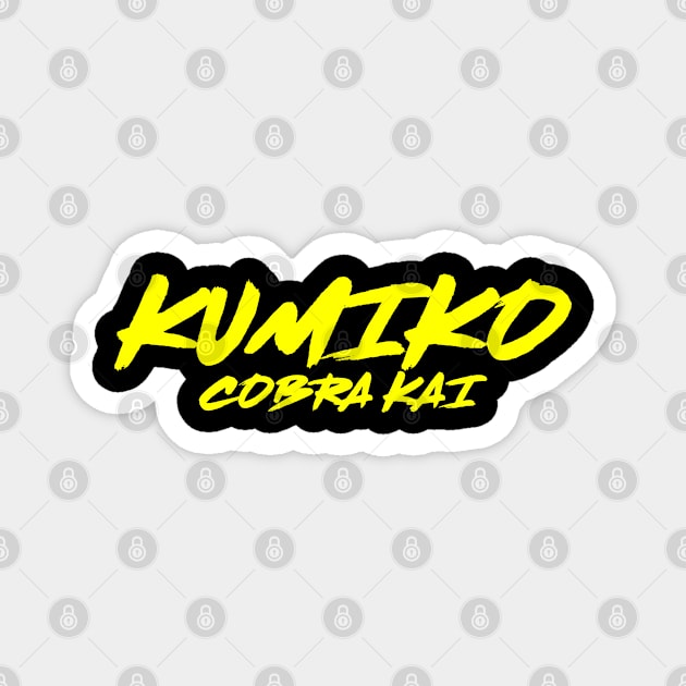 Cobra Kai - Kumiko Magnet by deanbeckton