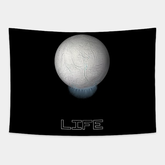 Life on Enceladus Tapestry by HuygensBase